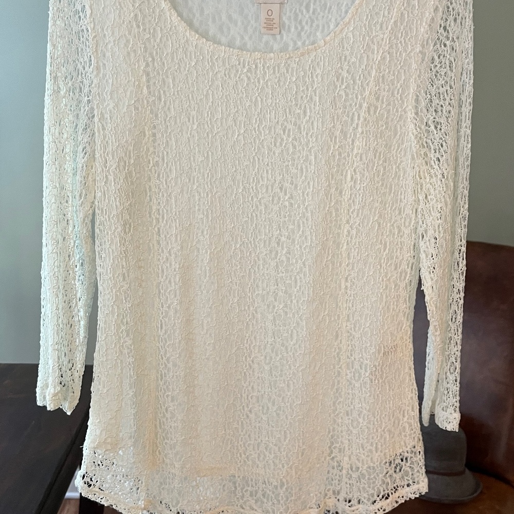 Chicos lace-like blouse